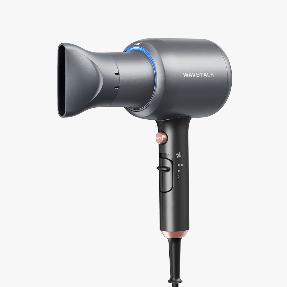 Gray Blown Away with Wavytalk branding on a white background
